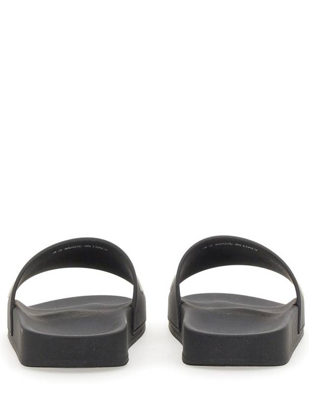 Men's Logo Rubber Slippers Black - DSQUARED2 - BALAAN 5