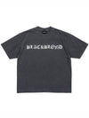 BBD Crushed Faith Pigment T Shirt Charcoal - BLACKBLOND - BALAAN 3