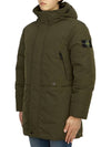 Wappen Patch Twill Down Parka Khaki - STONE ISLAND - BALAAN 4