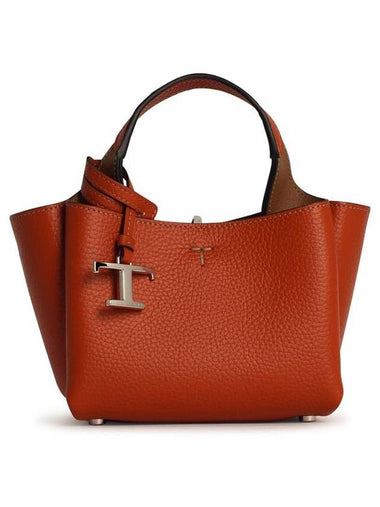 Tod'S Orange Leather Micro Bag - TOD'S - BALAAN 1