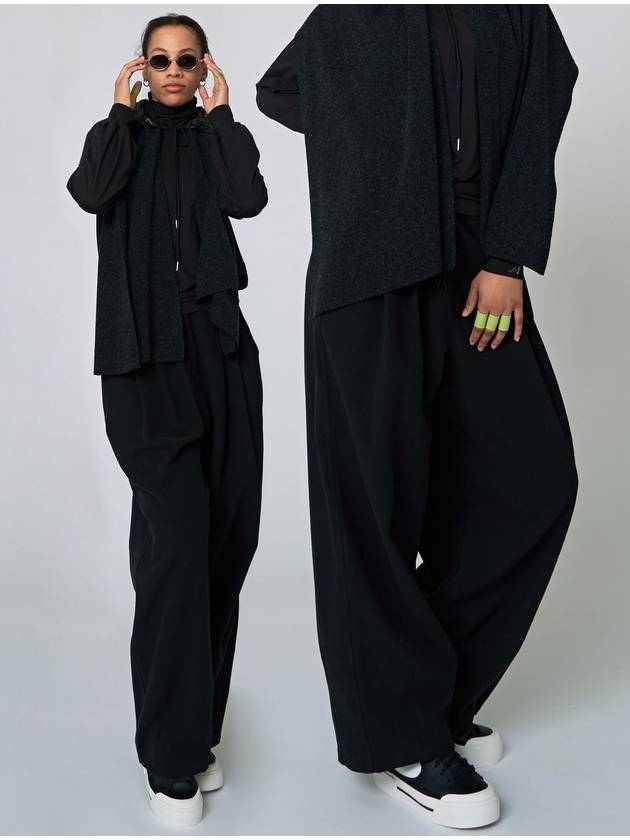 Slung Track Pants Black - ATHPLATFORM - BALAAN 4