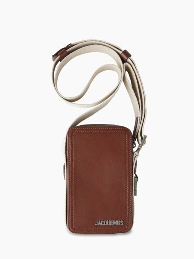 Le Cuerda Vertical Grosgrain Cross Bag Brown - JACQUEMUS - BALAAN 2