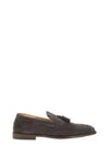 Tassel Detail Suede Loafers Dark Grey - BRUNELLO CUCINELLI - BALAAN 2