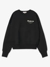 Graffiti Logo Print Sweatshirt Black - ALEXANDER MCQUEEN - BALAAN 2