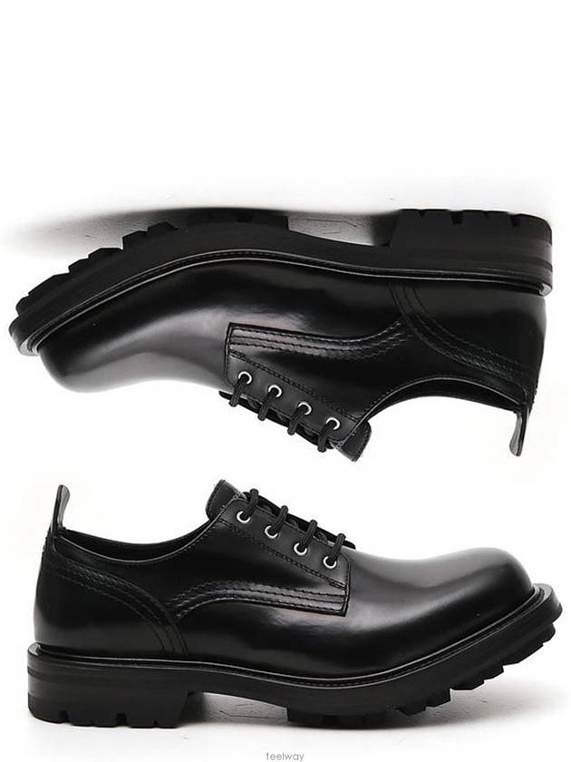 Men's Lace-Up Chunky Sole Derby Black - ALEXANDER MCQUEEN - BALAAN 2