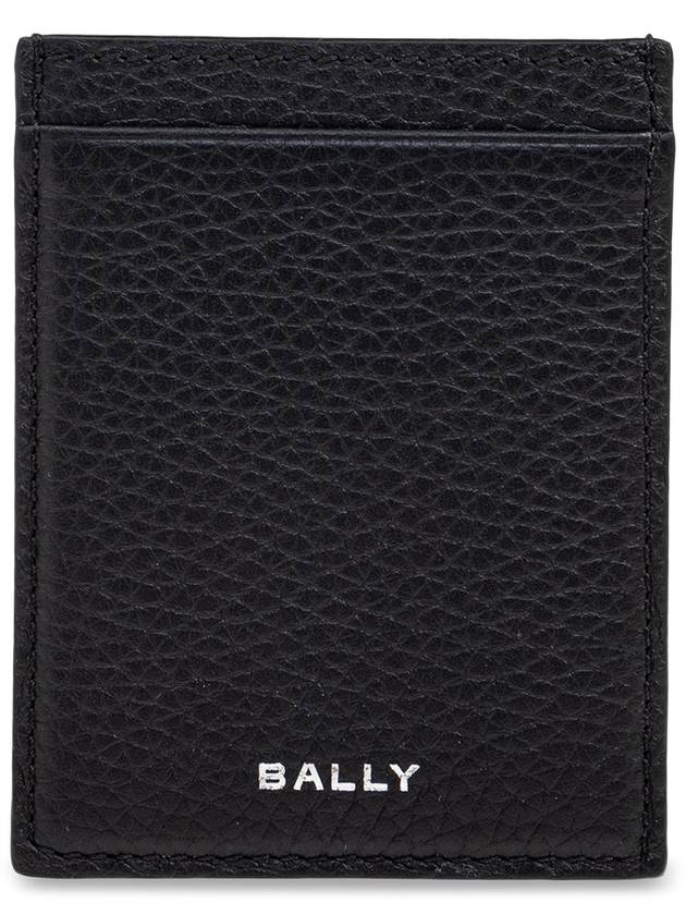 Bally Leather Wallet With Logo, Men's, Black - BALLY - BALAAN 6