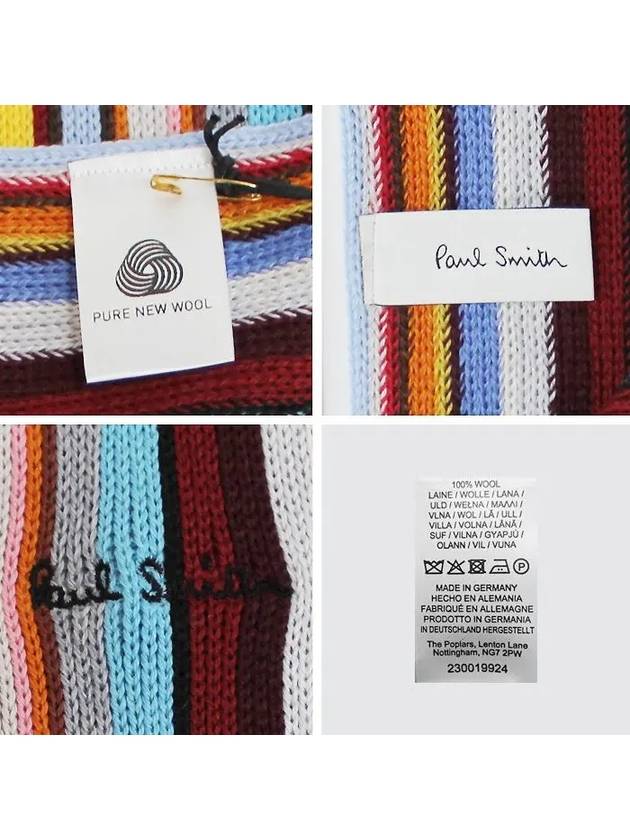 Stripe Wool Muffler - PAUL SMITH - BALAAN 7