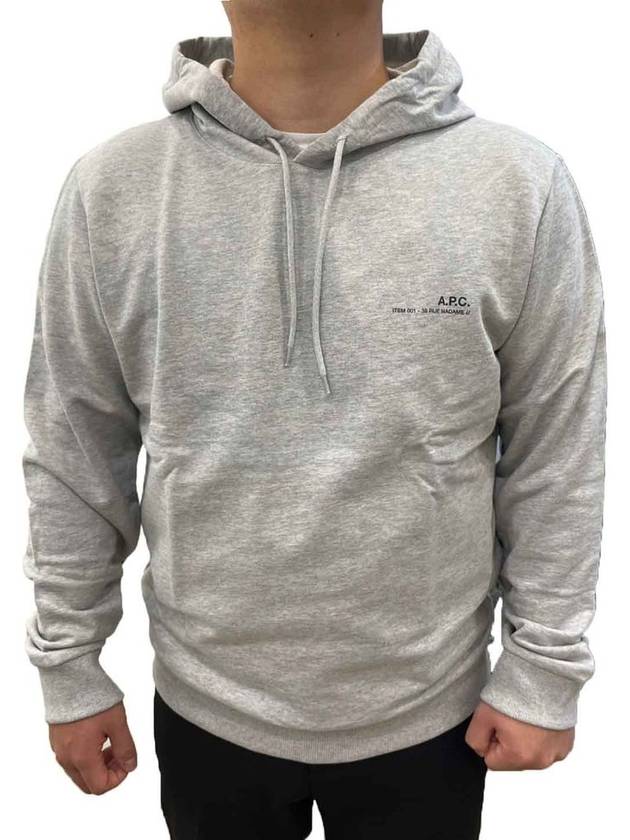 Item Logo Hoodie Grey - A.P.C. - BALAAN 2