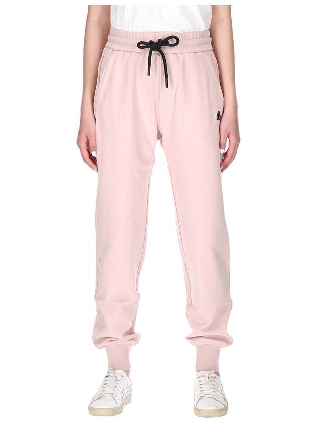 s Women's Brooklyn Logo Jogger Pants Pink - MOOSE KNUCKLES - BALAAN.