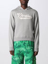 Logo Patch Cotton Hoodie Grey - VALENTINO - BALAAN 9