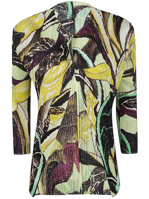 Women's PRINTED SHORT Cardigan PP46JO69365 - ISSEY MIYAKE - BALAAN 2