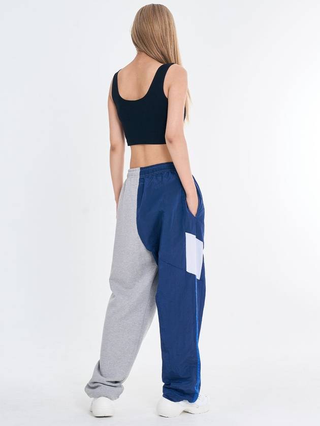 Unisex Divide Line Track Pants GrayNavy SDKIISD231106TR001 - SALONDEKII SDLABEL - BALAAN 7