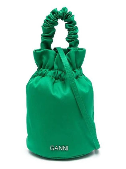 Women's Logo Bucket Bag Kelly Green - GANNI - BALAAN 2