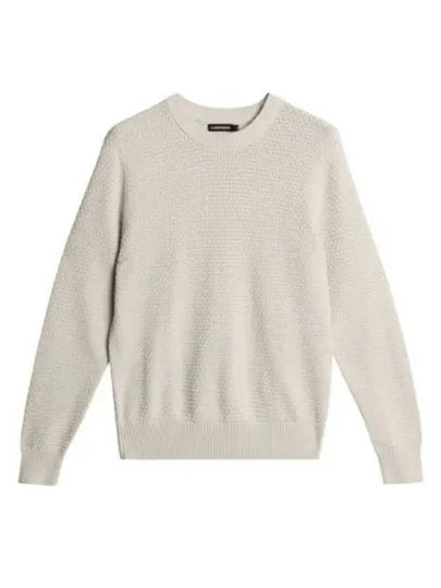 Men's Oliver Structure Knit Top Moonbeam - J.LINDEBERG - BALAAN 2