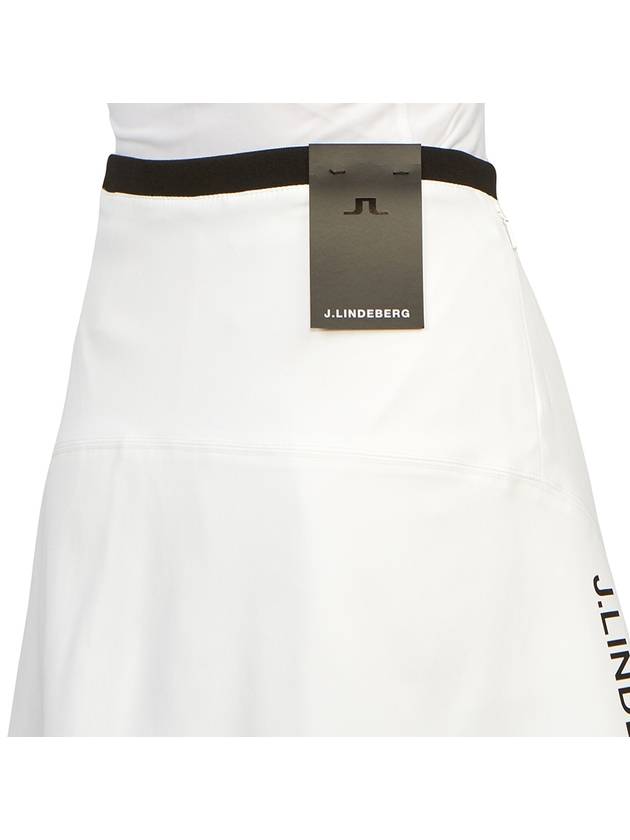 Themba A-Line Skirt White - J.LINDEBERG - BALAAN 9