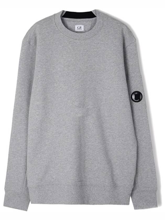 Diagonal Raised Fleece Sweatshirt Grey Melange - CP COMPANY - BALAAN 2