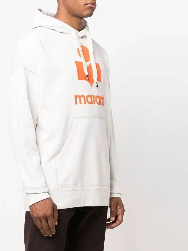 Men's Logo Hoodie White - ISABEL MARANT - BALAAN 3