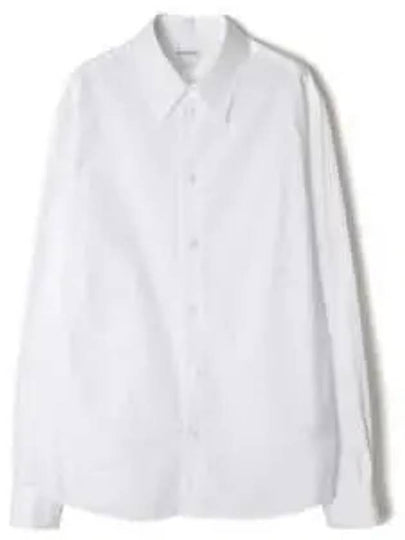 Classic Cotton Poplin Long Sleeve Shirt White - BOTTEGA VENETA - BALAAN 2