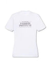 Fashion Institute Medium Fit Short Sleeve T-Shirt White - BALENCIAGA - BALAAN.