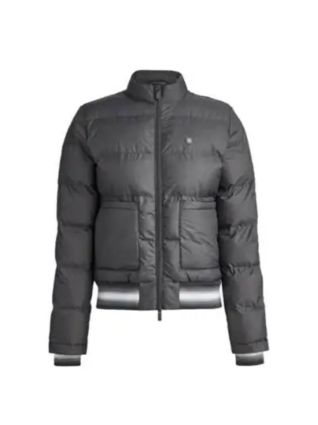 Women's Nylon Melange Padded Jacket Charcoal Heather Grey - G/FORE - BALAAN 2