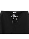 Logo Print Nylon Swimming Shorts Black - CELINE - BALAAN 7