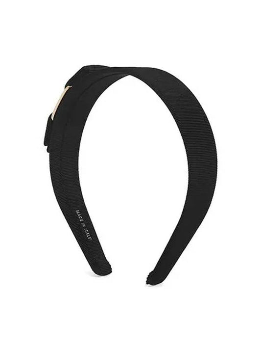 Vara Bow Hairband Black - SALVATORE FERRAGAMO - BALAAN 2