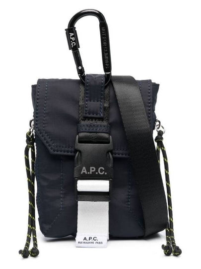 Trek Logo Buckle Nylon Pouch Cross Bag Dark Navy - A.P.C. - BALAAN 2