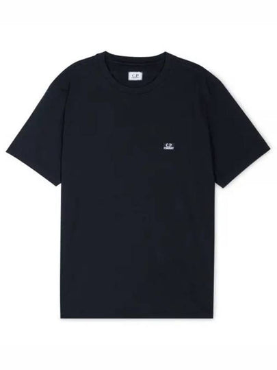 30/1 Jersey Logo Short Sleeve T-Shirt Navy - CP COMPANY - BALAAN 2