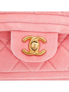 Women s Season Velvet Flap Bag Small - CHANEL - BALAAN 12