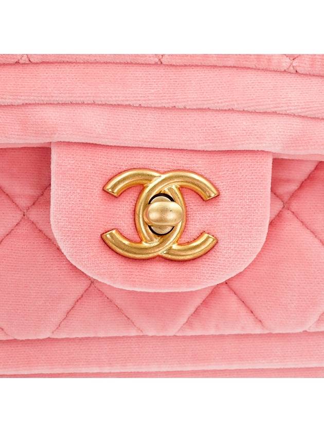 Women s Season Velvet Flap Bag Small - CHANEL - BALAAN 12