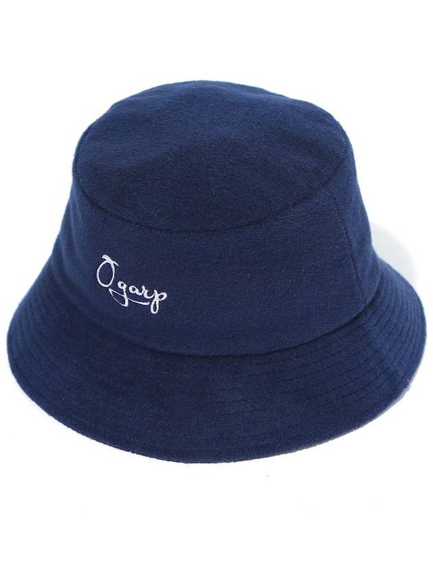 JACQUARD PATTERN WARM BUCKET HAT NAVY - OGARP - BALAAN 3