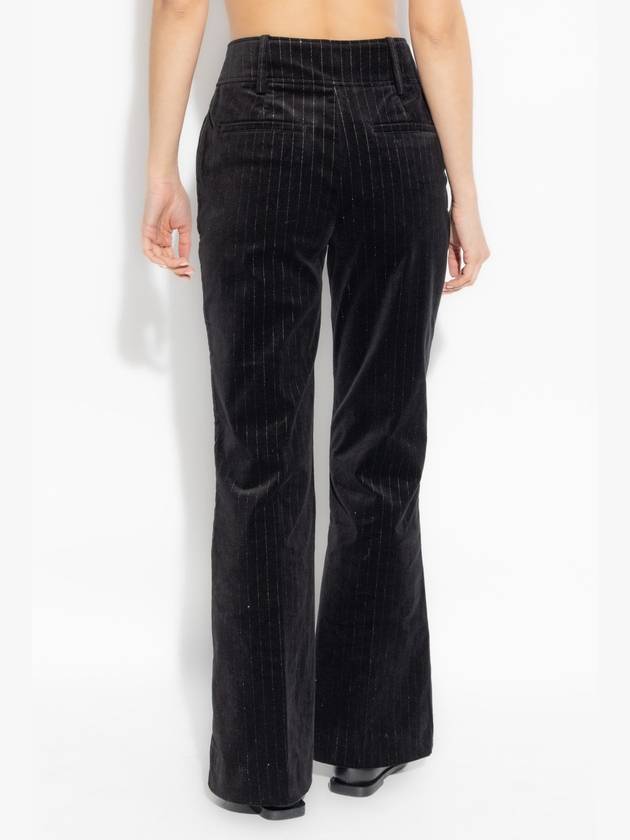 AllSaints Velvet Trousers Sevenh, Women's, Black - ALLSAINTS - BALAAN 4