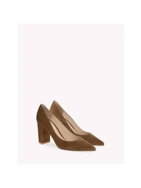 Gianvito Rossi PIPER Suede Pumps Heels G21375 85RIC CAMTEXA - GIANVITO ROSSI - BALAAN 2