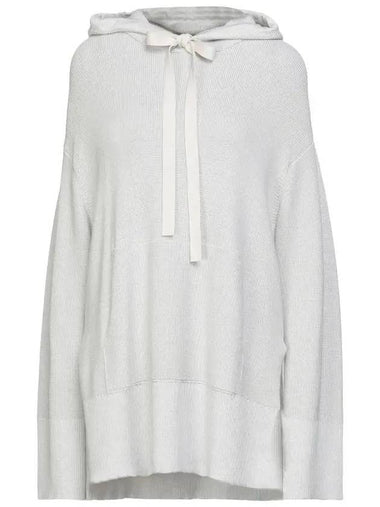 12th Anniversary Women's Overfit Knit Hoodie EW00511KT1027 GRM - MAISON KITSUNE - BALAAN 1