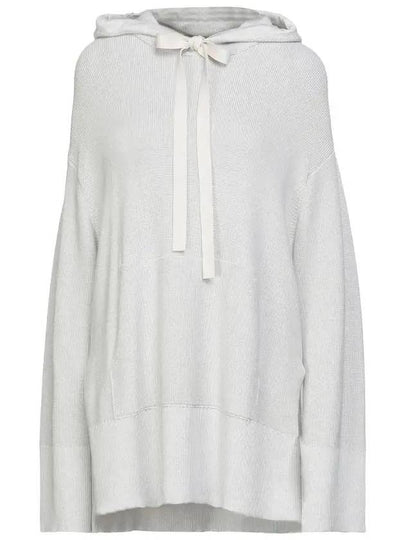 12th Anniversary Women's Overfit Knit Hoodie EW00511KT1027 GRM - MAISON KITSUNE - BALAAN 2