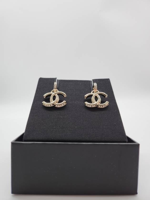 CC logo drop earrings gold - CHANEL - BALAAN 5