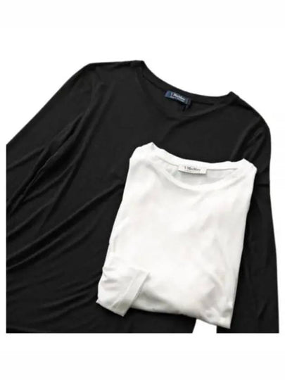 Lupino Modal Long Sleeve T-Shirt 2 Pack - MAX MARA - BALAAN 2