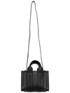 Woody Logo Calf Leather Mini Tote Bag Black - CHLOE - BALAAN 4