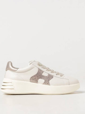 Sneakers Hogan in pelle con logo di strass - HOGAN - BALAAN 1