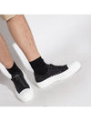 Deck Lace-up Plimsoll Low-top Sneakers Black - ALEXANDER MCQUEEN - BALAAN 3
