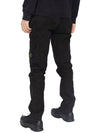 Men's Wappen Patch Cargo Track Pants Black - STONE ISLAND - BALAAN 4