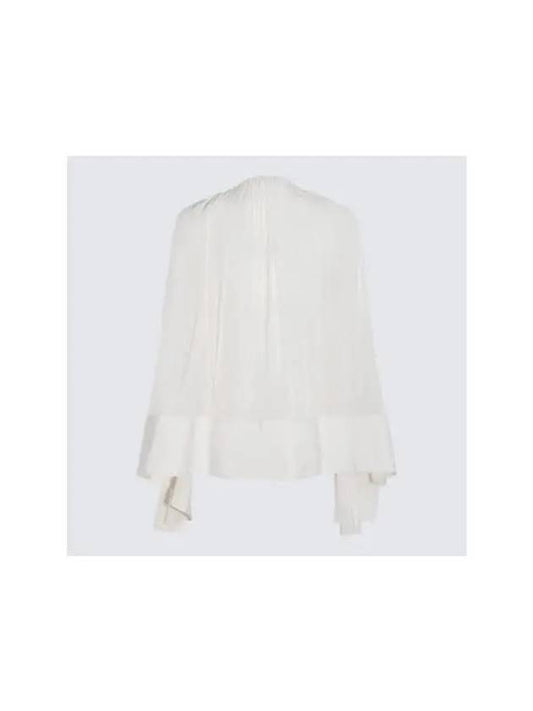 Women Blouse Shirt White Ruffle RWTO0018 4778001 - LANVIN - BALAAN 2