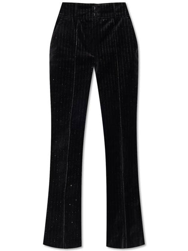 AllSaints Velvet Trousers Sevenh, Women's, Black - ALLSAINTS - BALAAN 1