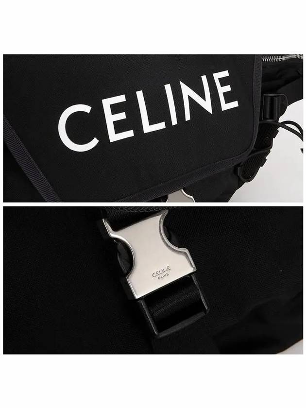 Logo Print Small Nylon Belt Bag Black - CELINE - BALAAN 4