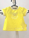 Logo short sleeve t shirt yellow G19518C73510 8790N - MONCLER - BALAAN 2