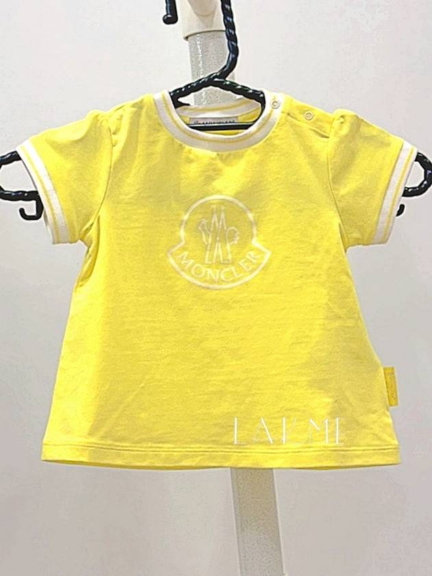 Logo short sleeve t shirt yellow G19518C73510 8790N - MONCLER - BALAAN 2