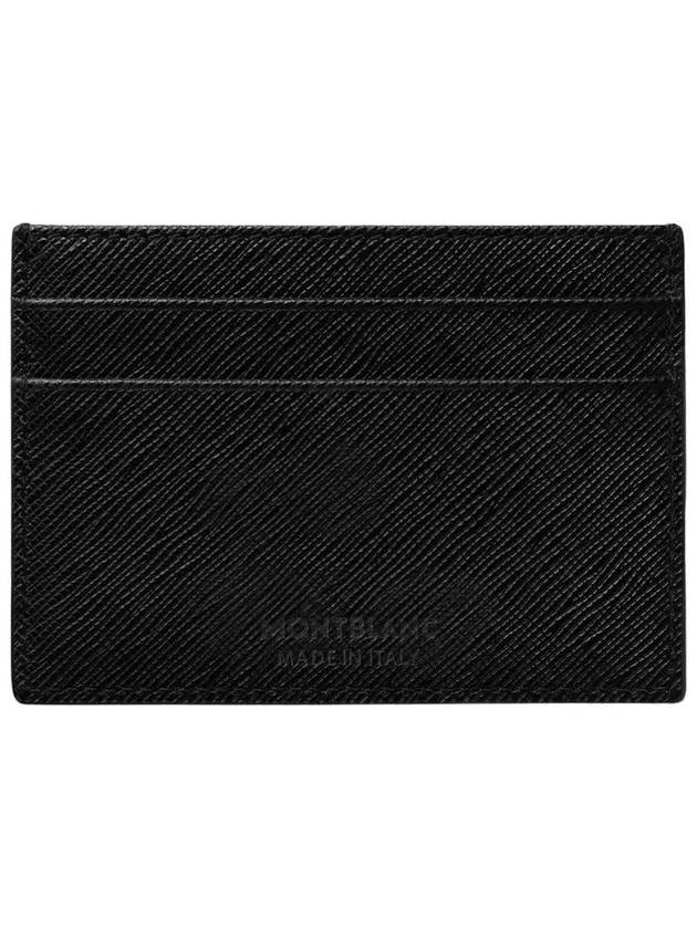 Sartorial 5CC Leather Card Wallet Black - MONTBLANC - BALAAN 3