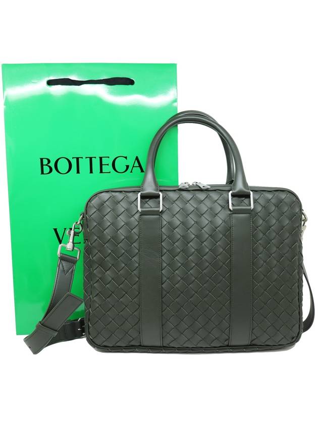 Good price really clean Bottega Veneta 651580 Intrecciato briefcase medium shoulder bag - BOTTEGA VENETA - BALAAN 1