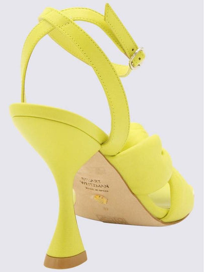 Stuart Weitzman Pistachio Leather Playa Ankle Strap Sandals - STUART WEITZMAN - BALAAN 2