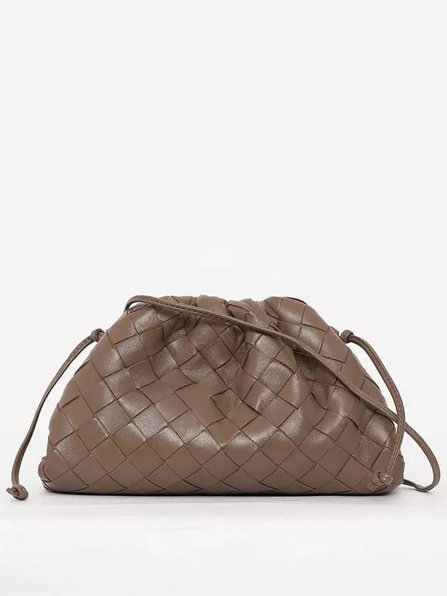 Intrecciato Mini Pouch Bag Brown - BOTTEGA VENETA - BALAAN 4